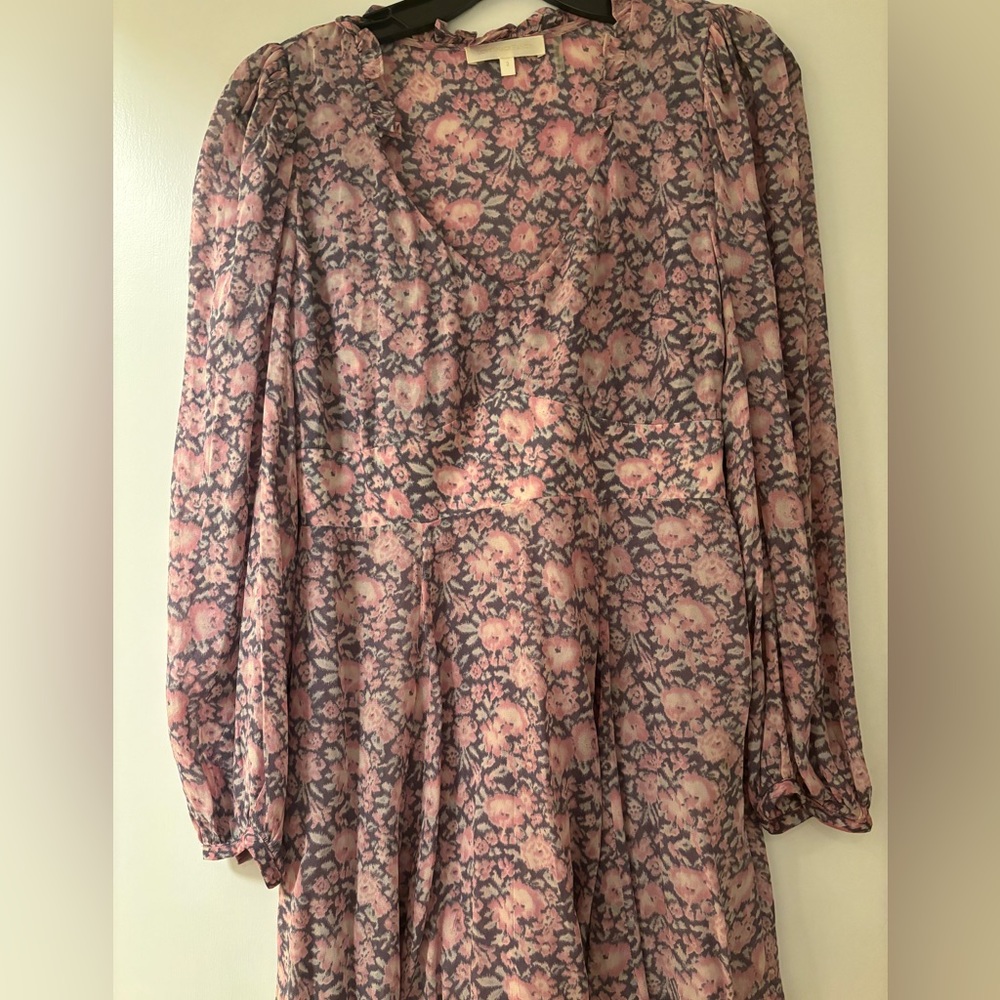 Love Shack Fancy Floral Long Sleeve Dress